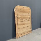 Grote bordeaux rode biedermeier spiegel