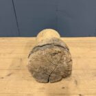 Uit hout gesneden hoofd of buste