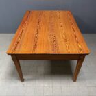 Antieke pitch pine stoffen tafel met twee laden