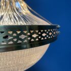 Antieke Belgische Holophane hanglamp