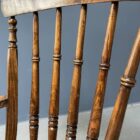Antieke iepenhouten Engelse windsor stoel