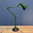 Groene Engelse 3-arms Invisaflex machinelamp