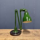 Groene Engelse 3-arms Invisaflex machinelamp
