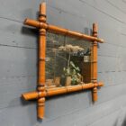 Faux bamboo spiegel uit Frankrijk