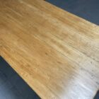 Franse eikenhouten boeren tafel met fruithouten blad