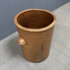 Grote bruine aardewerk pot