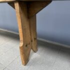Lange smalle fruithouten bank uit Frankrijk