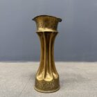 Bewerkte trench art koperen granaathuls uit Frankrijk WO1