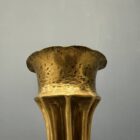 Bewerkte trench art koperen granaathuls uit Frankrijk WO1