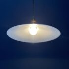 Partij antieke wit opaline glazen hanglampen