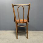 Set van 4 Franse cafe stoelen met sierlijke zittingen