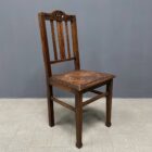 Set van 6 antieke houten Luterma stoelen