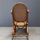 Vintage Thonet stijl schommelstoel