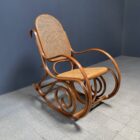 Vintage Thonet stijl schommelstoel