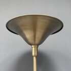 Vernikkelde antieke art deco vloerlamp