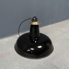 Zwart emaille Schaco hanglamp